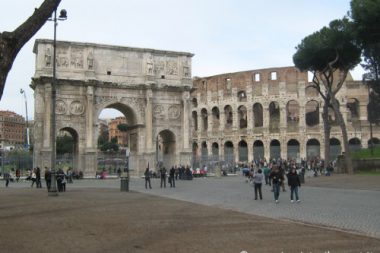 Colosseo Arco di Costantino Roma