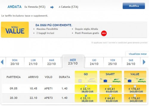 voli low cost per Sicilia