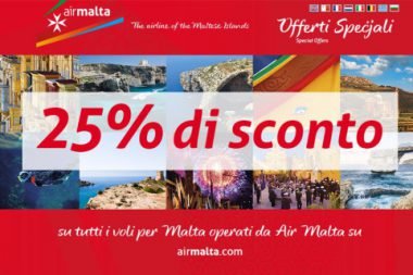 voli low cost per Malta estate 2015