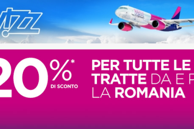 Promo voli economici per la Romania di Wizzair